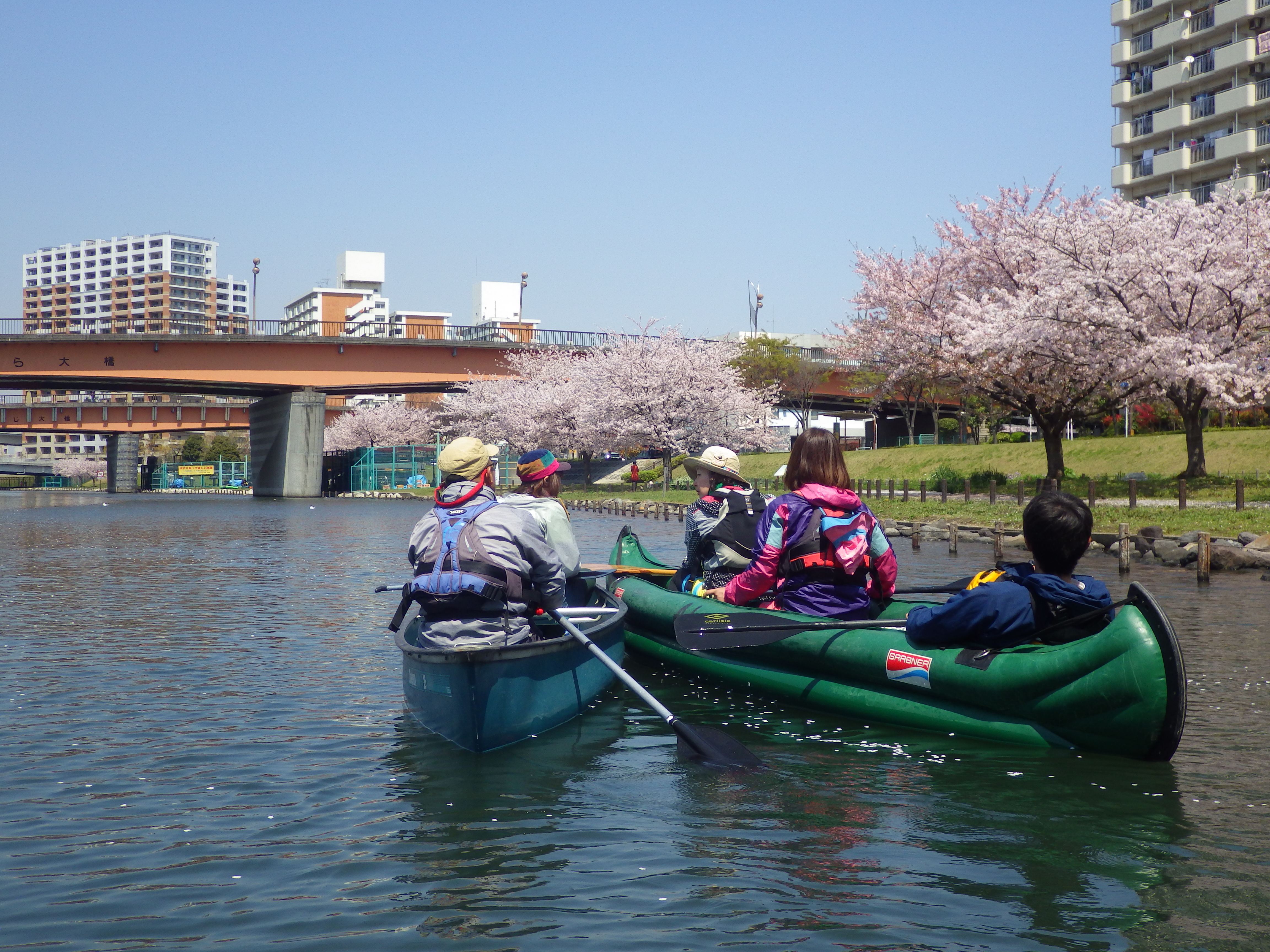 東京お花見,スカイツリーカヌー,スカイツリーsup