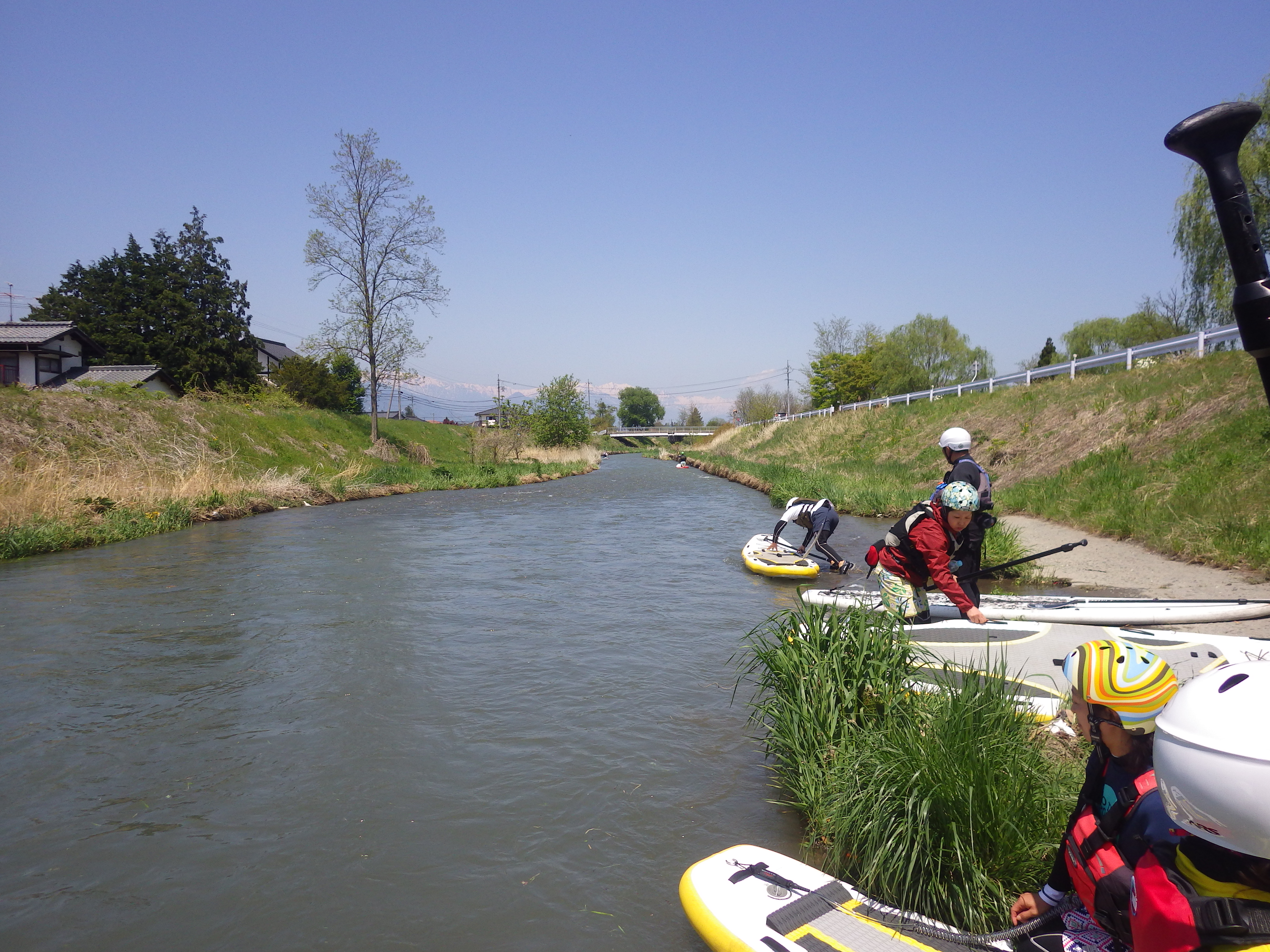 万水川,プチ増水